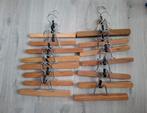 15 broekhangers, broekklemmen, kledinghangers, Kleding | Dames, Kledinghangers, Ophalen of Verzenden, Zo goed als nieuw, Hout