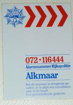 Rijkspolitie Alkmaar, Ophalen of Verzenden, Overige soorten, Nederland, Overige typen