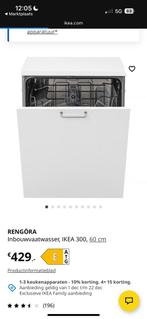 Inbouw vaatwasser ikea, Witgoed en Apparatuur, Vaatwasmachines, Ophalen of Verzenden, Zo goed als nieuw, Inbouw, Minder dan 85 cm