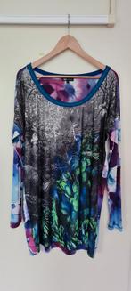 Didi kleurrijke tuniek, longsleeve, lange mouw, L, jurk, Paars, Maat 42/44 (L), Didi, Ophalen of Verzenden