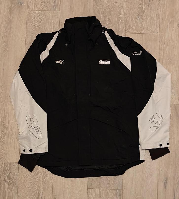 PUMA WRC jas XL gesigneerd door Petter Solberg en Phil Mills, Verzamelen, Kleding en Patronen, Zo goed als nieuw, Jas, Ophalen of Verzenden