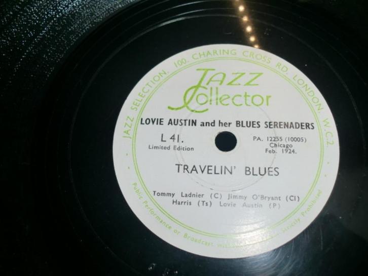 Lovie Austin Blues Serenaders ‎ Steppin' On The Blues 78rpm, Cd's en Dvd's, Vinyl | Jazz en Blues, Gebruikt, Jazz, Voor 1940, 10 inch