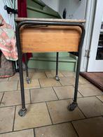 Naaitafeltje / Side Table op Wieltjes met Vak, Ophalen, Gebruikt, Minder dan 50 cm, Rechthoekig