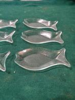 schaaltjes in de vorm van vis glas, Ophalen of Verzenden
