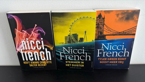 3x Nicci French Thrillers - Maud O'Connor deel 1 t/m 3 | €25, Boeken, Thrillers, Gelezen, Ophalen of Verzenden