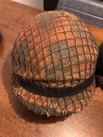 Vintage Helm met Net - Militaria, Ophalen of Verzenden, Overige soorten, Overige gebieden, Helm of Baret