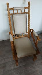 te koop antieke schommelstoel, Huis en Inrichting, Stoelen, Ophalen, Gebruikt, Bruin, Hout