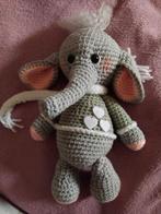 Dit leuke nieuwe gehaakte olifantje Ollie is te koop, Kinderen en Baby's, Speelgoed | Knuffels en Pluche, Ophalen of Verzenden
