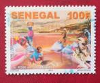 Senegal 2014 pz Lake  fauna and fishers, Verzenden, Overige landen, Gestempeld