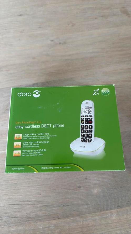 DORO Phone easy 110 seniorentelefoon, Telecommunicatie, Vaste telefoons | Handsets en Draadloos, Gebruikt, 1 handset, Ophalen of Verzenden
