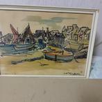 OUD SCHILDERIJ, Antiek en Kunst, Kunst | Schilderijen | Abstract, Verzenden