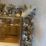 Barok spiegel - houten lijst - zilver - 80 x 60 cm-TTM Wonen, Www.ttmwonen.nl, Nieuw, Ophalen of Verzenden, Info@ttmwonen.nl