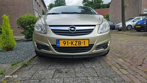 Opel Corsa 1.4 16V 3D 2010 Beige, Auto's, Opel, Corsa, ABS, Airbags, Airconditioning, Apple Carplay, Bluetooth, Elektrische buitenspiegels