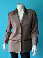 Vintage klassieke blazer bruin tweed maat 36, Alfred dunner, Bruin, Verzenden, Jasje