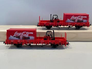 Lemke collectie: Tweedelige set 'Coca-Cola' rongenwagens beschikbaar voor biedingen