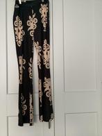 Zwart crème flaired broek maat S, Ophalen of Verzenden, Maat 36 (S), Zwart, Lang