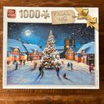 King - Christmas Village puzzel 1000 stukjes, Hobby en Vrije tijd, Denksport en Puzzels, Ophalen of Verzenden, Gebruikt