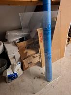 Gehard glas, afm. 65x125 cm, Doe-het-zelf en Verbouw, Glas en Ramen, Minder dan 80 cm, 120 tot 160 cm, Ophalen of Verzenden, Zo goed als nieuw