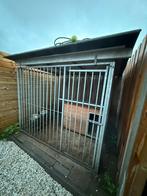 Honden kennel, Dieren en Toebehoren, Hondenhokken, Ophalen, Zo goed als nieuw, 110 cm of meer, 100 cm of meer