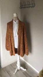 Handgebreid vest met luxe draden Katia Ingenua , lana grossa, Ophalen of Verzenden, Nieuw, Maat 42/44 (L), Bruin
