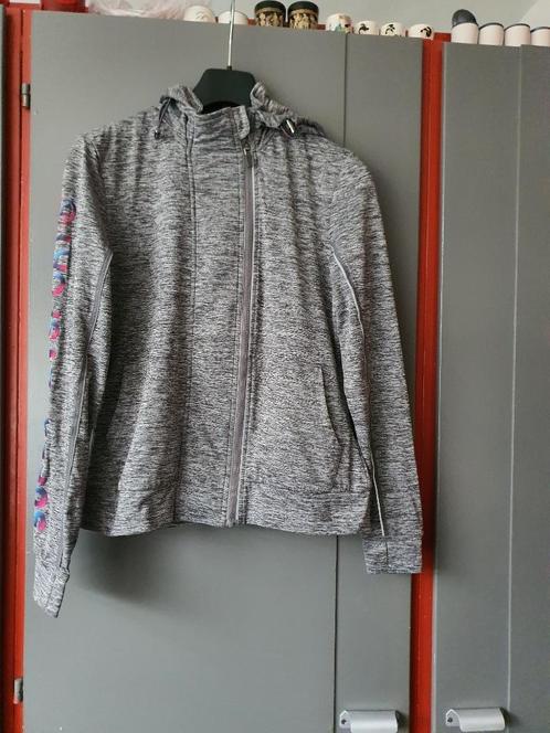 Superdry Grijs Dames Vest – Maat S – Dubbele Rits & Rugvakje, Kleding | Dames, Truien en Vesten, Maat 36 (S), Grijs, Ophalen of Verzenden