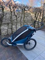 Thule Chariot Cross 2 + jogging kit, Fietsen en Brommers, Fietsaccessoires | Aanhangers en Karren, Ophalen, Gebruikt, Opvouwbaar