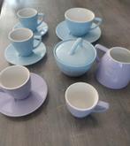 Nespresso Kop & Schotels, suiker/ melk kan - Pastel Kleuren, Ophalen of Verzenden, Overige stijlen, Kop(pen) en/of Schotel(s)