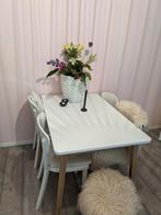 Tafel met/zonder stoelen, Huis en Inrichting, Tafels | Eettafels, Ophalen, 100 tot 150 cm, Kunststof, 50 tot 100 cm