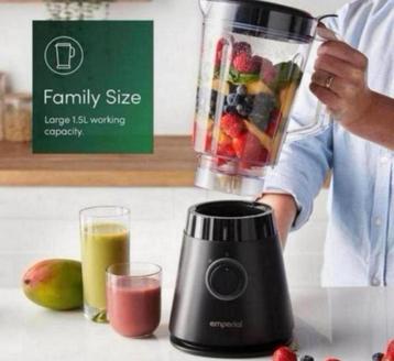 Emperial Blender 1.5 liter 600W NIEUW smoothie maker zwart beschikbaar voor biedingen
