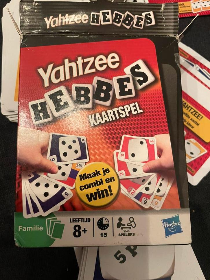 Yahtzee kaartspel, Hobby en Vrije tijd, Gezelschapsspellen | Kaartspellen, Gebruikt, Ophalen of Verzenden