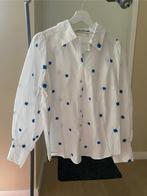Nukus Blouse met geborduurde bloemen, Maat 38/40 (M), Verzenden, Wit, Zo goed als nieuw