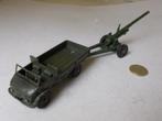 1961 Dinky Toys 821 MERCEDES UNIMOG + 1955 DT 692 MEDIUM GUN