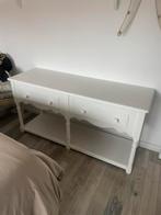 Leuke grenen houten sidetable met onder plank, Huis en Inrichting, Tafels | Sidetables, Ophalen, 100 tot 150 cm, Zo goed als nieuw