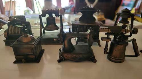 15 x metalen puntenslijpers, Verzamelen, Retro, Huis en Inrichting, Ophalen of Verzenden