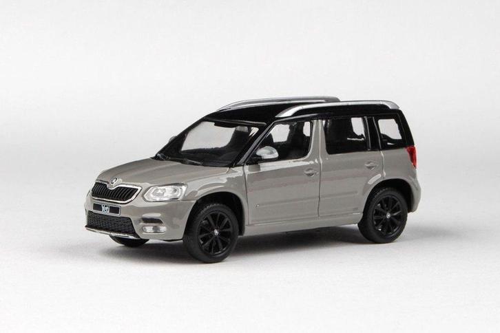 Skoda Yeti 2013 grijs staal uni, Hobby en Vrije tijd, Modelauto's | Overige schalen, Nieuw, Auto, Ophalen of Verzenden