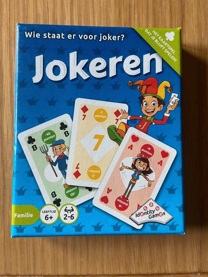 Kaartspel Jokeren - Identity Games, Hobby en Vrije tijd, Gezelschapsspellen | Kaartspellen, Zo goed als nieuw, Drie of vier spelers