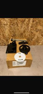 WC sluiting vrij/bezet - gietijzer zwart - nieuw, Ophalen of Verzenden, Nieuw, IJzer, Schuif of Grendel