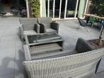 Loungeset, Tuin en Terras, Ophalen, 4 zitplaatsen, Kunststof, Gebruikt