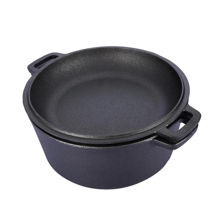 Gietijzeren Dutch Oven - Braadpan en Koekenpan, Huis en Inrichting, Keuken | Potten en Pannen, Nieuw, Kookpan of Snelkookpan, Gietijzer