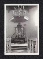 Foto Zweeloo Kerk Interieur Preekstoel., Foto, Ophalen of Verzenden, Zo goed als nieuw, 1940 tot 1960