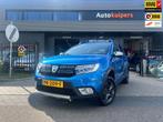 Dacia Sandero 0.9 TCe SL Stepway automaat, Auto's, Stof, Blauw, Origineel Nederlands, Bedrijf