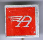 Austin rood op aluminium auto speldje ( A_066a ), Verzamelen, Verzenden, Zo goed als nieuw, Transport, Speldje of Pin