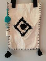 Boho canvas tasje, Verzenden, Nieuw, Beige, Schoudertasje