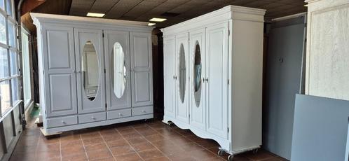 Kledingkasten, slaapkamerkasten, brocante garderobe kasten, Huis en Inrichting, Kasten | Kledingkasten, Zo goed als nieuw, 200 cm of meer