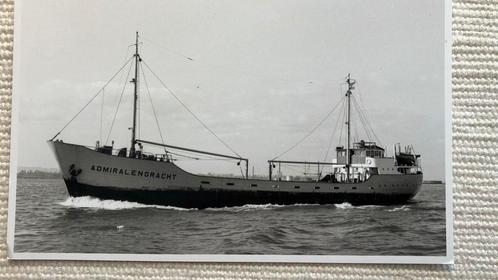 ADMIRALENGRACHT  1951-1956  Gezonken  '56, Verzamelen, Scheepvaart, Kaart, Foto of Prent, Motorboot, Verzenden