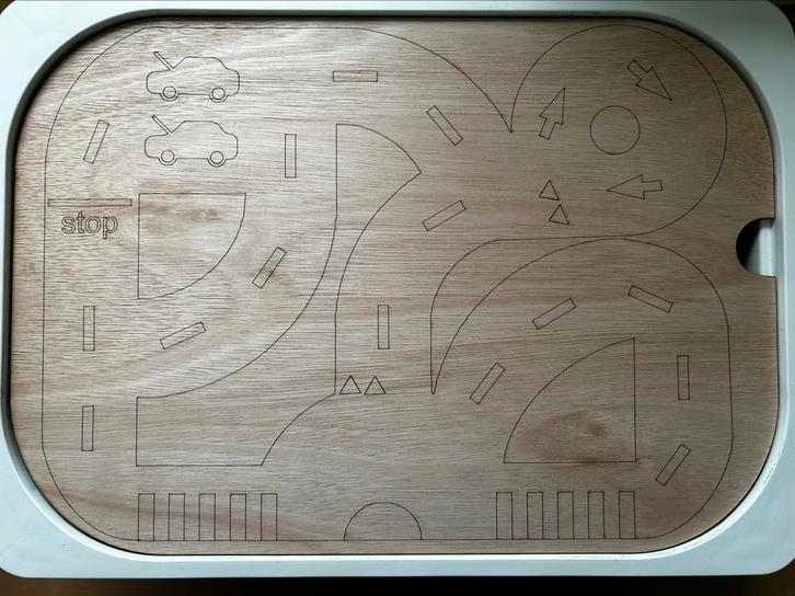 Inleg grote trofast autobaan ikea, Kinderen en Baby's, Speelgoed | Houten speelgoed, Nieuw, Overige typen, Ophalen of Verzenden