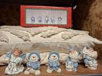 Leuke set beeldjes kerst sneeuwpop, Diversen, Kerst, Ophalen