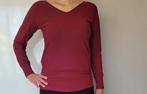 Studio Anneloes top XS Travelstof Wijnrood Bordeaux rood, Studio Anneloes, Ophalen of Verzenden, Zo goed als nieuw, Lange mouw