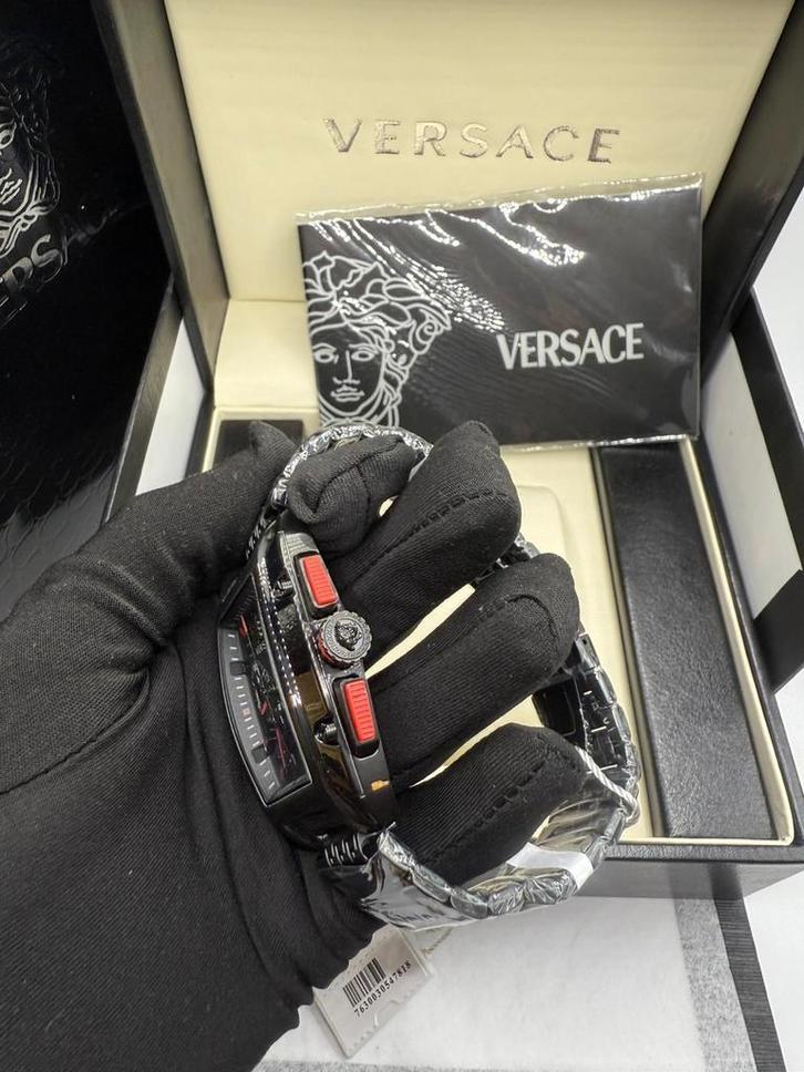 Versace Polshorloge - Nieuwstaat!, Sieraden, Tassen en Uiterlijk, Horloges | Heren, Nieuw, Polshorloge, Overige merken, Staal