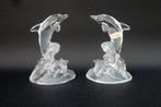 Cristal d'Arques - Dolfijn (2 identieke beeldjes) (kristal), Ophalen of Verzenden